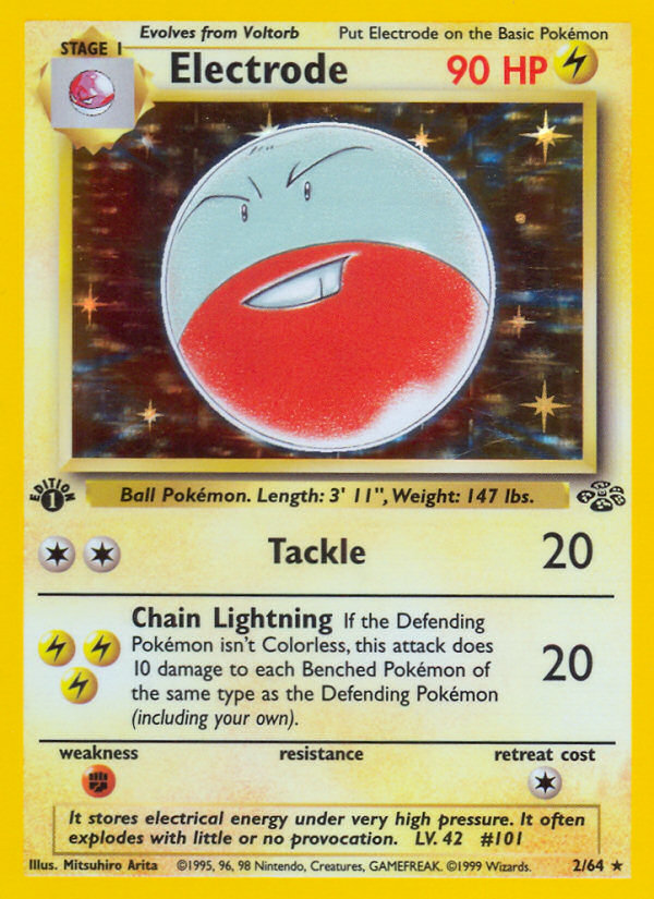 Electrode (2/64) [Jungle 1st Edition] | Gear Gaming Fayetteville