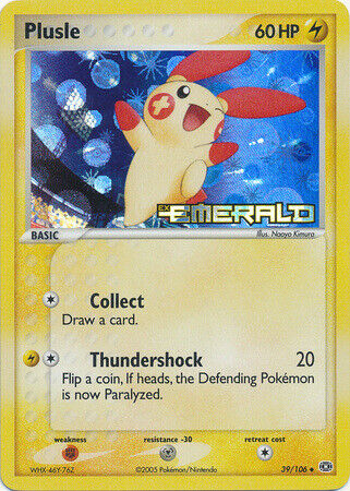 Plusle (39/106) (Stamped) [EX: Emerald] | Gear Gaming Fayetteville