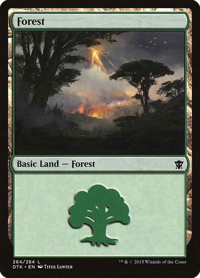 Forest (264) [Dragons of Tarkir] | Gear Gaming Fayetteville