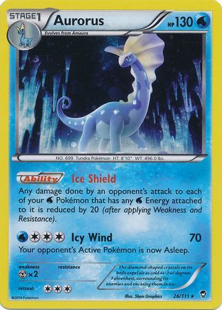 Aurorus (26/111) (Cosmos Holo) [XY: Furious Fists] | Gear Gaming Fayetteville