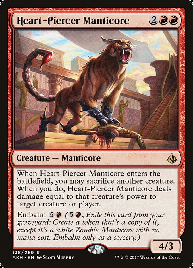 Heart-Piercer Manticore [Amonkhet] | Gear Gaming Fayetteville