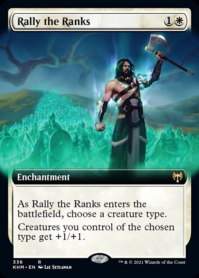 Rally the Ranks (Extended Art) [Kaldheim] | Gear Gaming Fayetteville