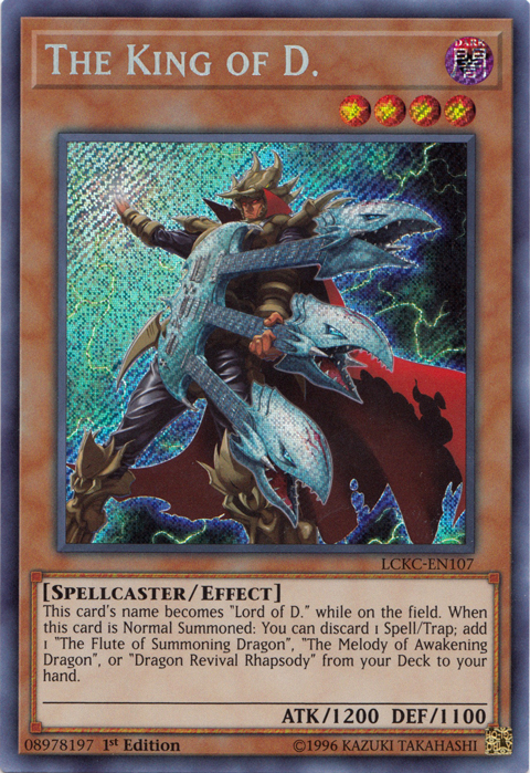 The King of D. [LCKC-EN107] Secret Rare | Gear Gaming Fayetteville