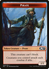 Cat (011) // Pirate Double-Sided Token [Core Set 2021 Tokens] | Gear Gaming Fayetteville