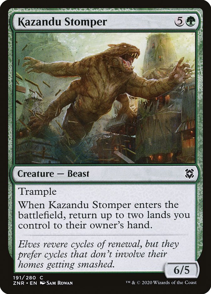 Kazandu Stomper [Zendikar Rising] | Gear Gaming Fayetteville