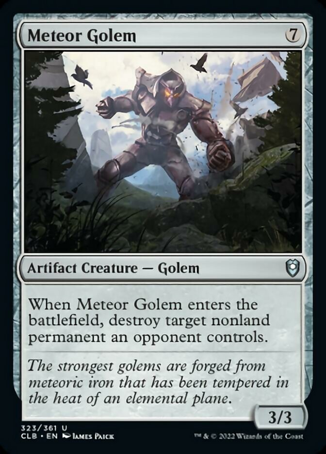 Meteor Golem [Commander Legends: Battle for Baldur's Gate] | Gear Gaming Fayetteville