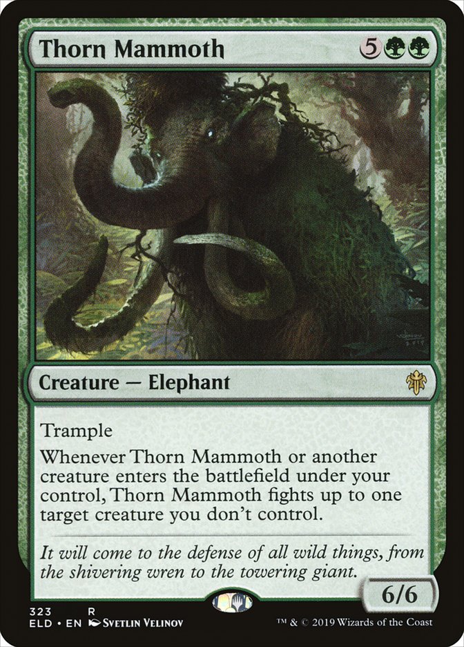 Thorn Mammoth [Throne of Eldraine] | Gear Gaming Fayetteville