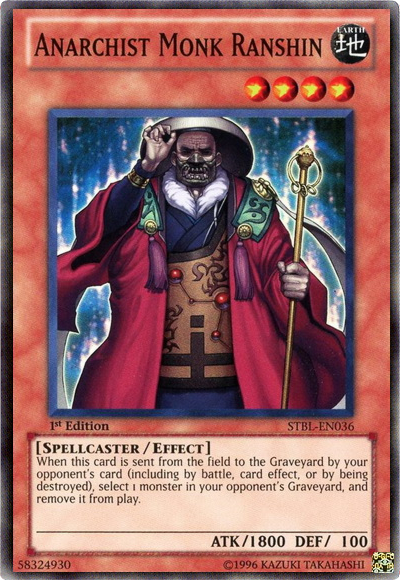 Anarchist Monk Ranshin [STBL-EN036] Super Rare | Gear Gaming Fayetteville
