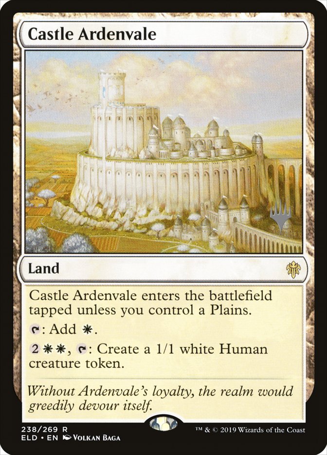 Castle Ardenvale (Promo Pack) [Throne of Eldraine Promos] | Gear Gaming Fayetteville