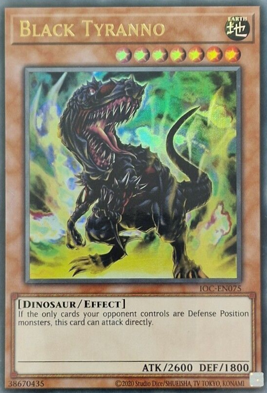 Black Tyranno (25th Anniversary) [IOC-EN075] Ultra Rare | Gear Gaming Fayetteville