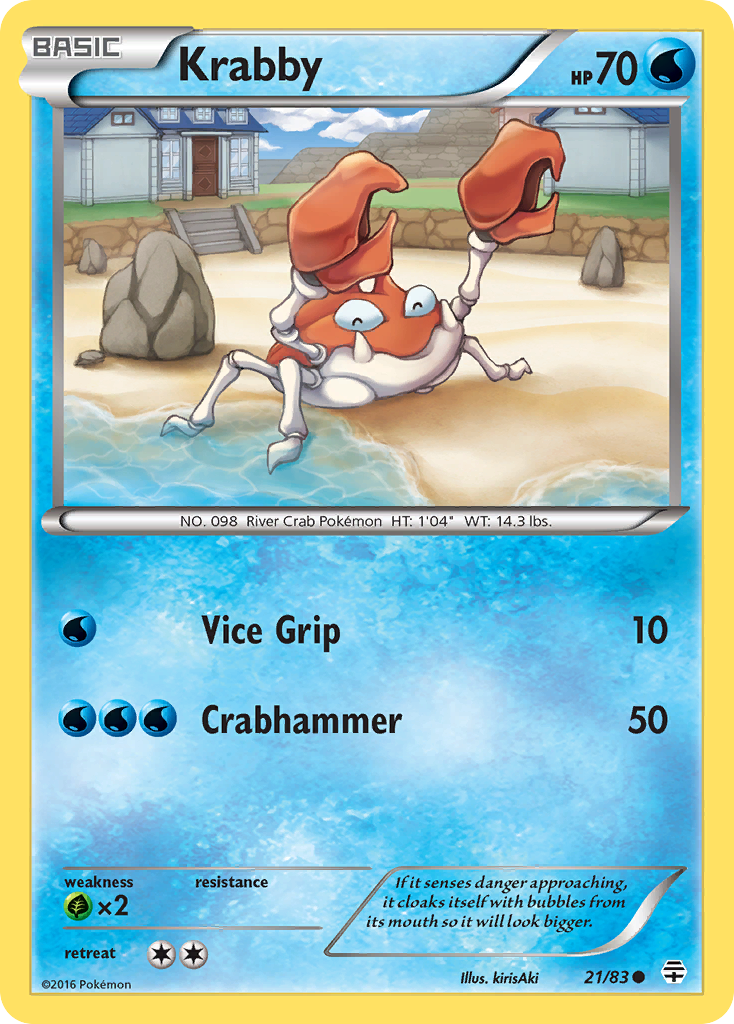 Krabby (21/83) [XY: Generations] | Gear Gaming Fayetteville