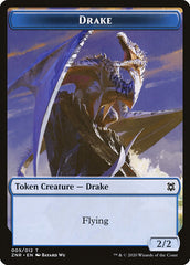 Construct // Drake Double-Sided Token [Zendikar Rising Tokens] | Gear Gaming Fayetteville