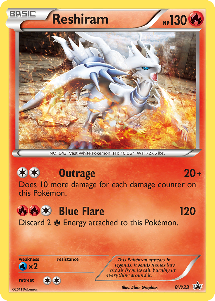 Reshiram (BW23) [Black & White: Black Star Promos] | Gear Gaming Fayetteville