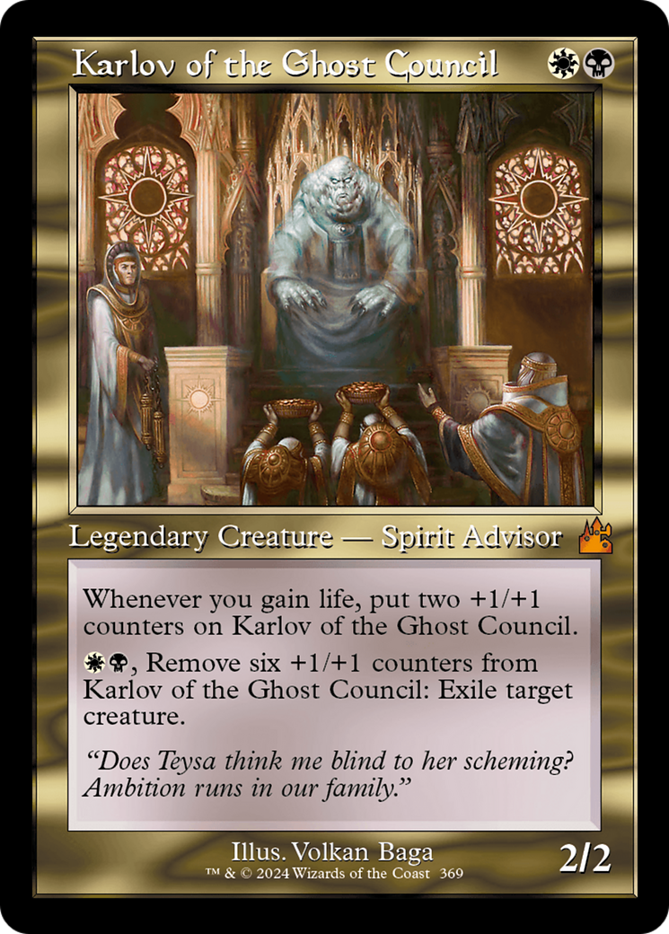 Karlov of the Ghost Council (Retro Frame) [Ravnica Remastered] | Gear Gaming Fayetteville