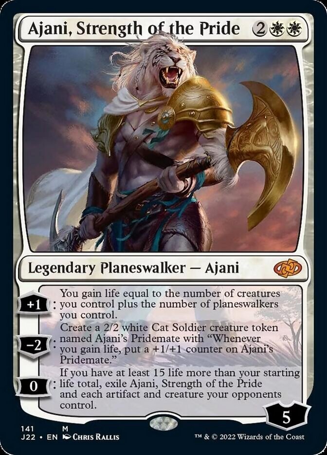 Ajani, Strength of the Pride [Jumpstart 2022] | Gear Gaming Fayetteville