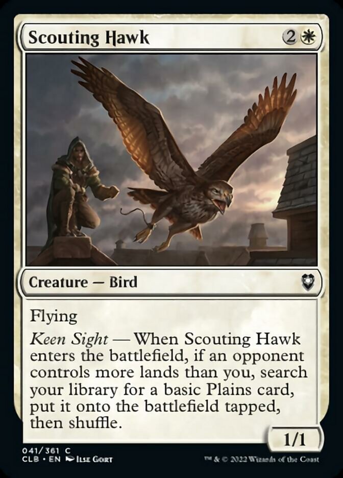 Scouting Hawk [Commander Legends: Battle for Baldur's Gate] | Gear Gaming Fayetteville