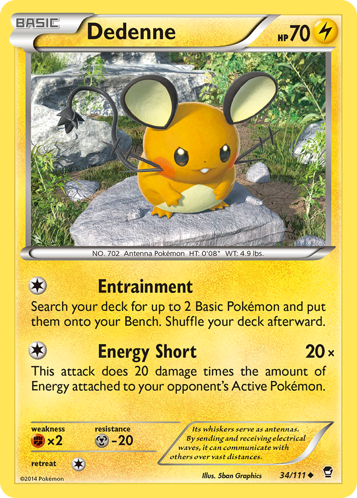 Dedenne (34/111) [XY: Furious Fists] | Gear Gaming Fayetteville