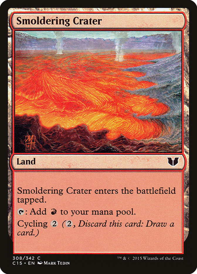 Smoldering Crater [Commander 2015] | Gear Gaming Fayetteville
