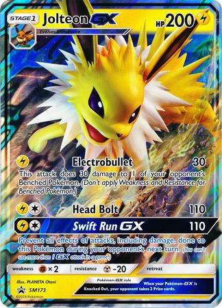 Jolteon GX (SM173) (Jumbo Card) [Sun & Moon: Black Star Promos] | Gear Gaming Fayetteville