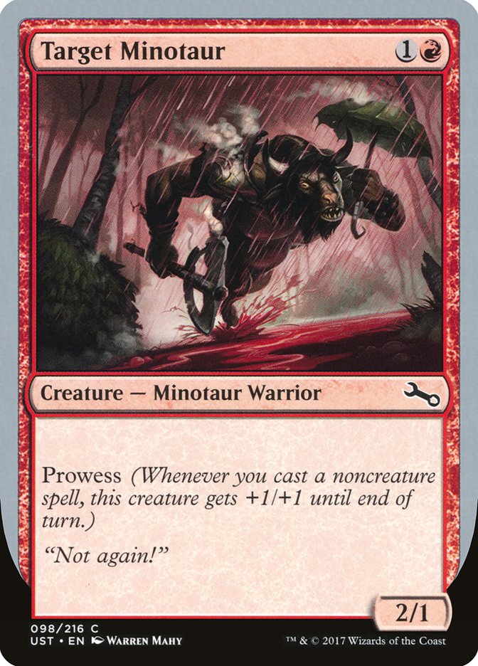 Target Minotaur (Rain Art) [Unstable] | Gear Gaming Fayetteville