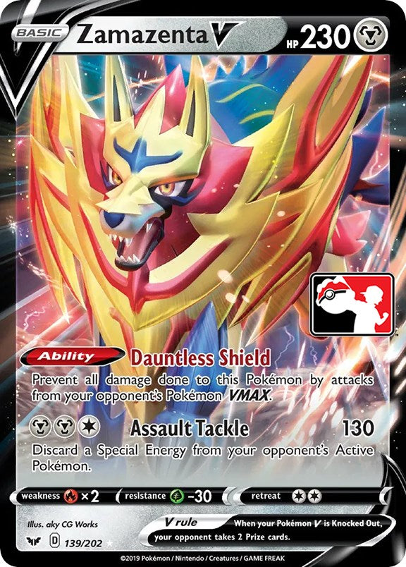 Zamazenta V (139/202) [Prize Pack Series One] | Gear Gaming Fayetteville