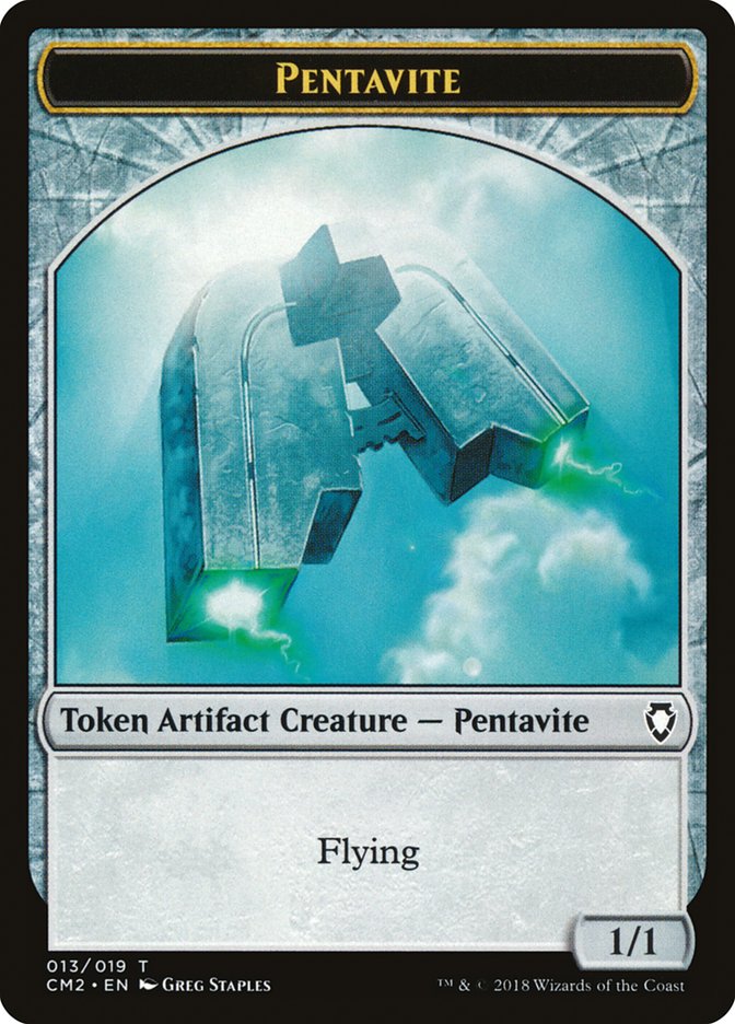 Pentavite Token [Commander Anthology Volume II Tokens] | Gear Gaming Fayetteville