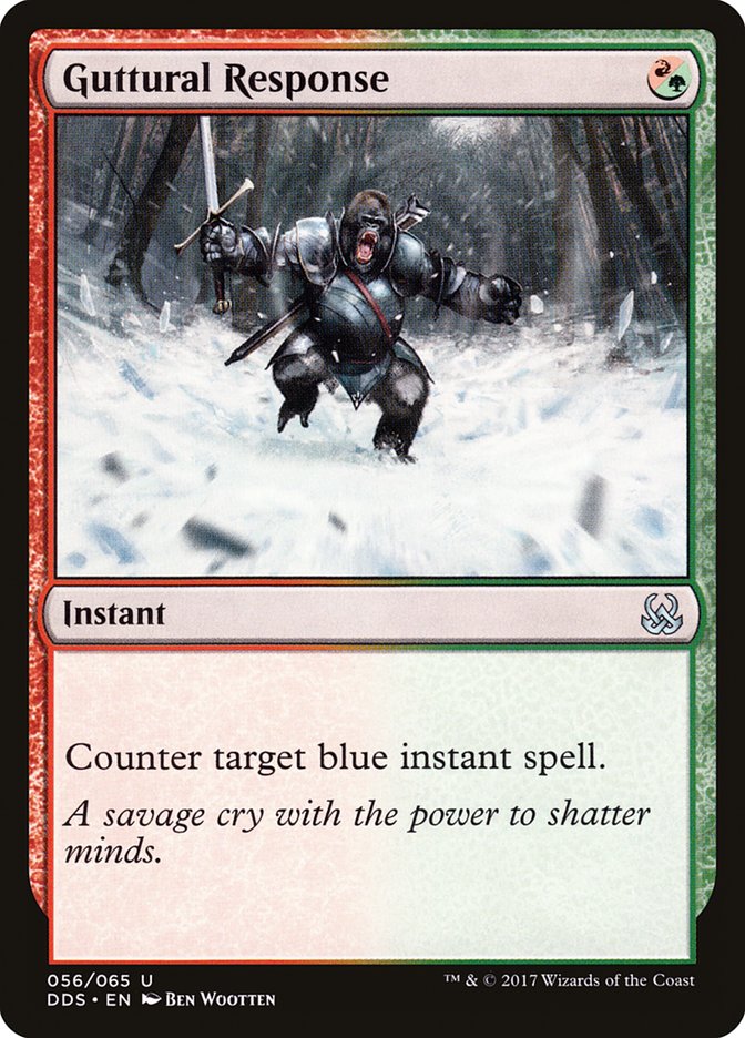 Guttural Response [Duel Decks: Mind vs. Might] | Gear Gaming Fayetteville