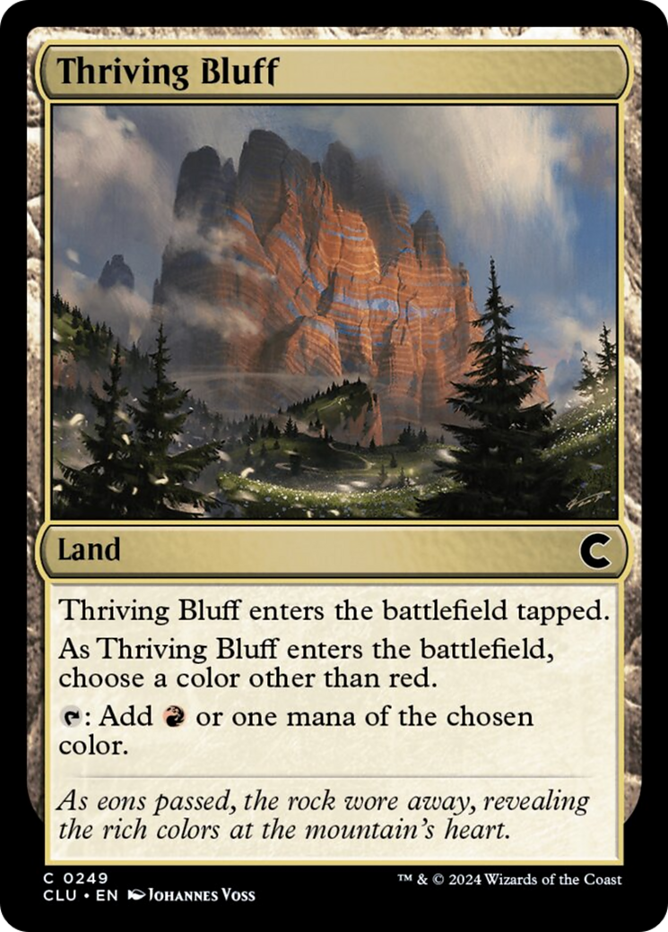 Thriving Bluff [Ravnica: Clue Edition] | Gear Gaming Fayetteville