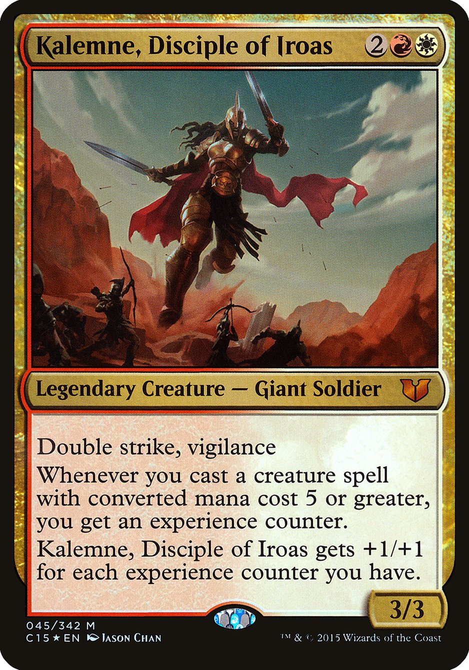 Kalemne, Disciple of Iroas (Oversized) [Commander 2015 Oversized] | Gear Gaming Fayetteville