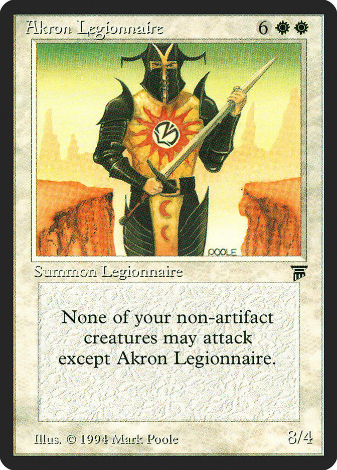 Akron Legionnaire [Legends] | Gear Gaming Fayetteville