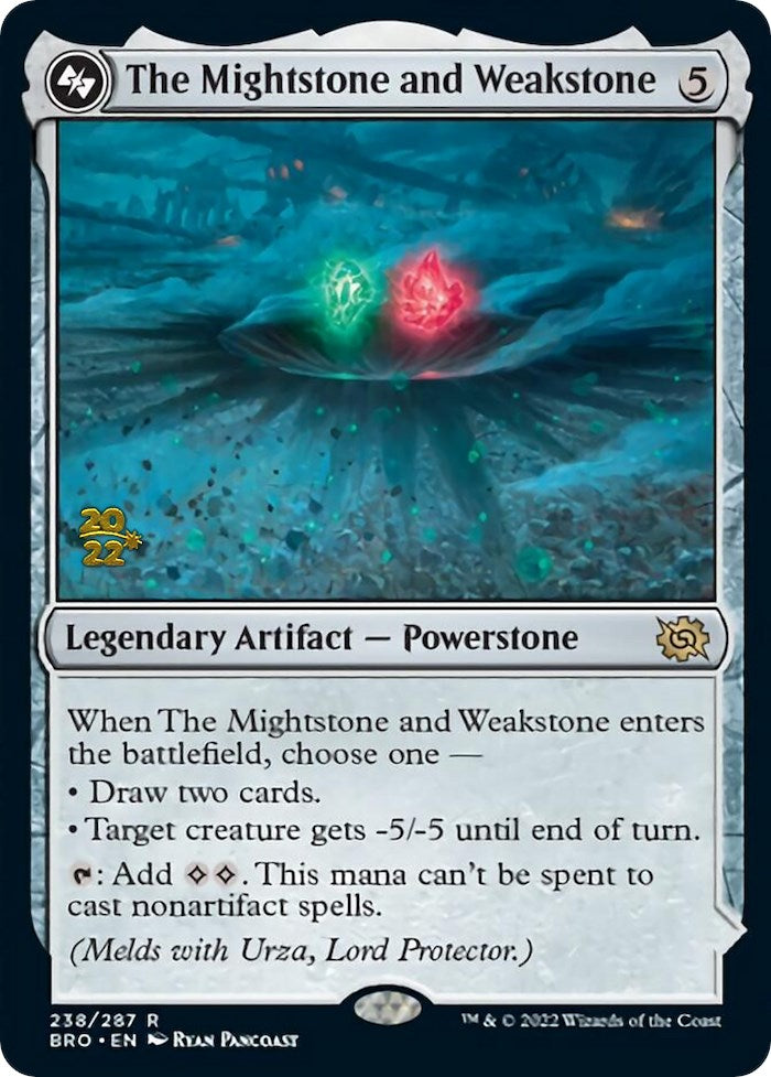 The Mightstone and Weakstone [The Brothers' War Prerelease Promos] | Gear Gaming Fayetteville