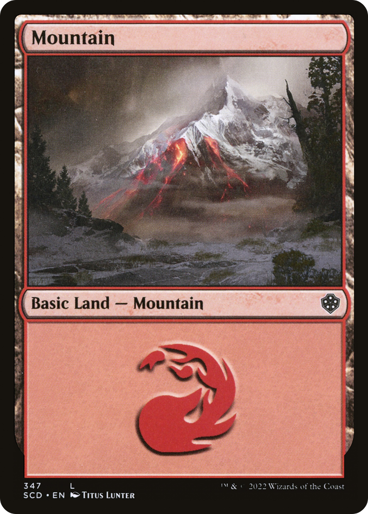 Mountain (347) [Starter Commander Decks] | Gear Gaming Fayetteville