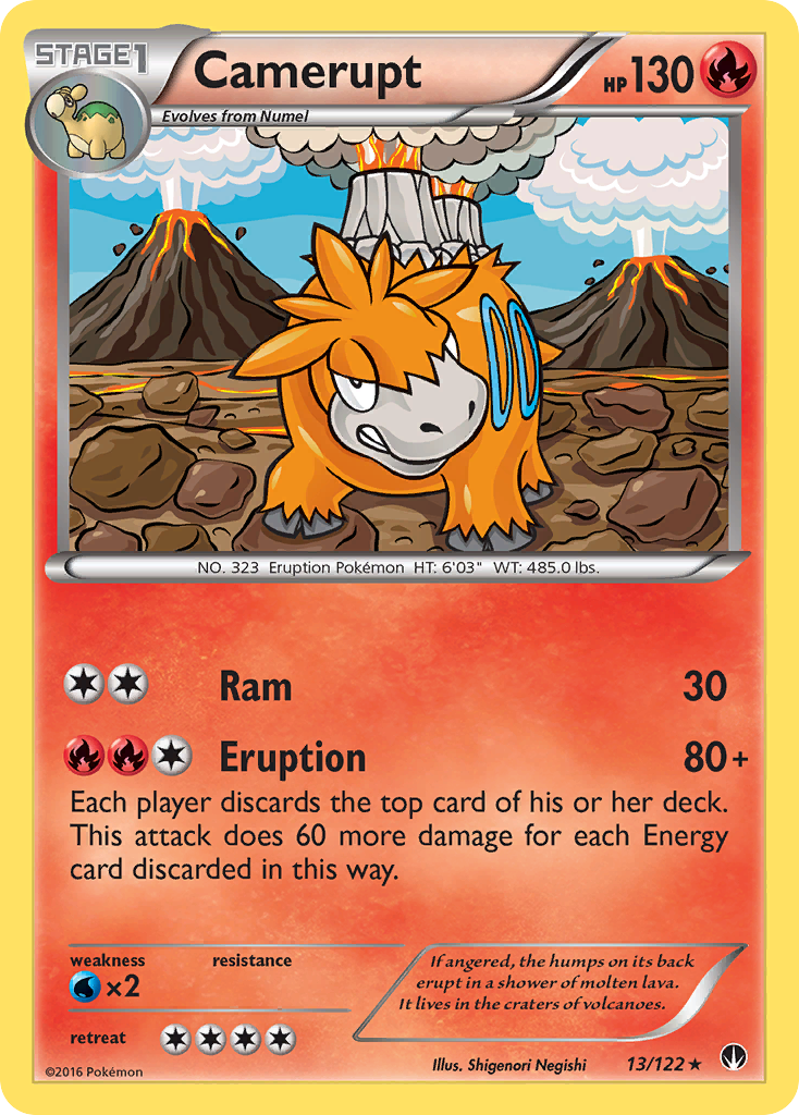 Camerupt (13/122) [XY: BREAKpoint] | Gear Gaming Fayetteville