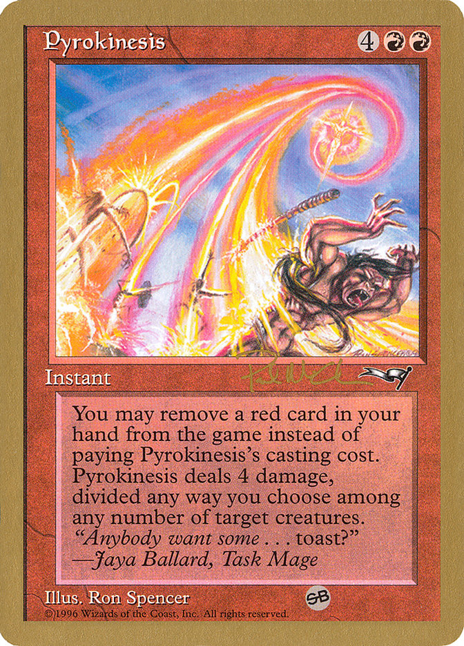 Pyrokinesis (Paul McCabe) (SB) [World Championship Decks 1997] | Gear Gaming Fayetteville