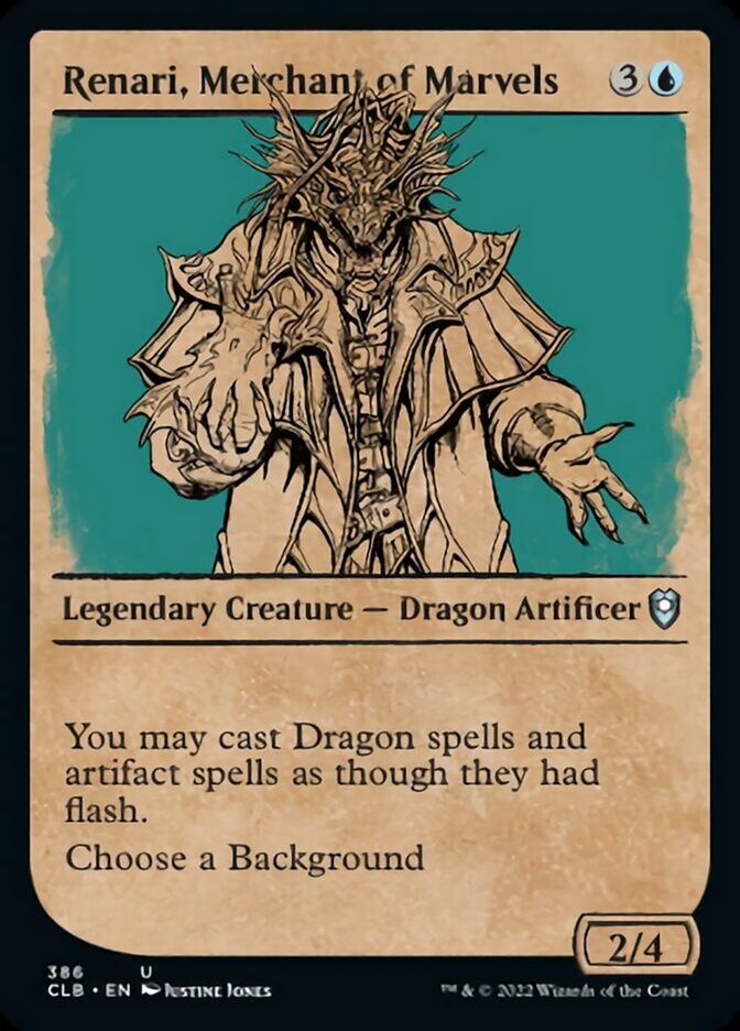 Renari, Merchant of Marvels (Showcase) [Commander Legends: Battle for Baldur's Gate] | Gear Gaming Fayetteville