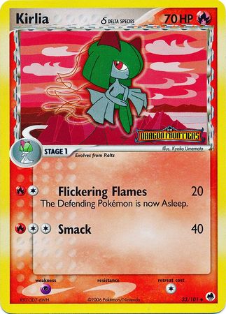 Kirlia (33/101) (Delta Species) (Stamped) [EX: Dragon Frontiers] | Gear Gaming Fayetteville