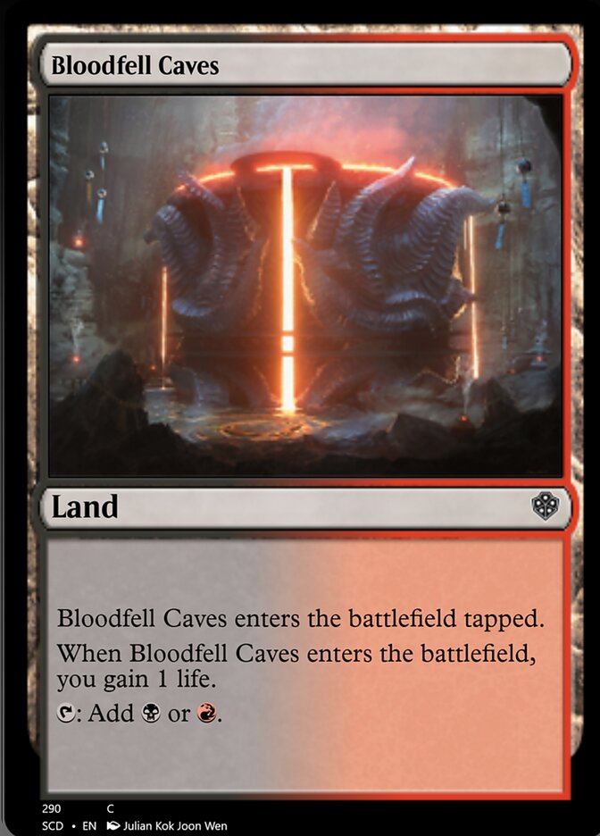 Bloodfell Caves [Starter Commander Decks] | Gear Gaming Fayetteville