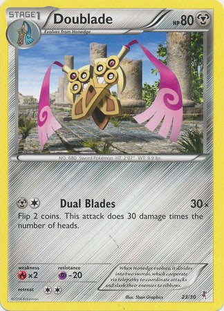 Doublade (23/30) [XY: Trainer Kit 1 - Bisharp] | Gear Gaming Fayetteville