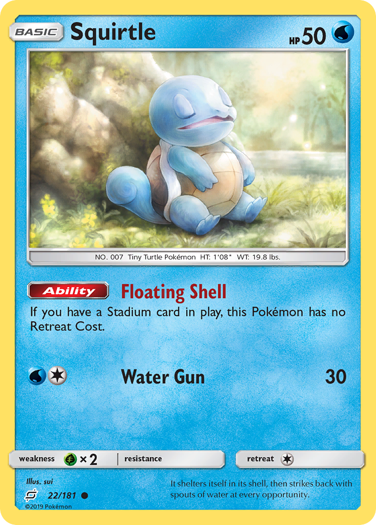 Squirtle (22/181) [Sun & Moon: Team Up] | Gear Gaming Fayetteville