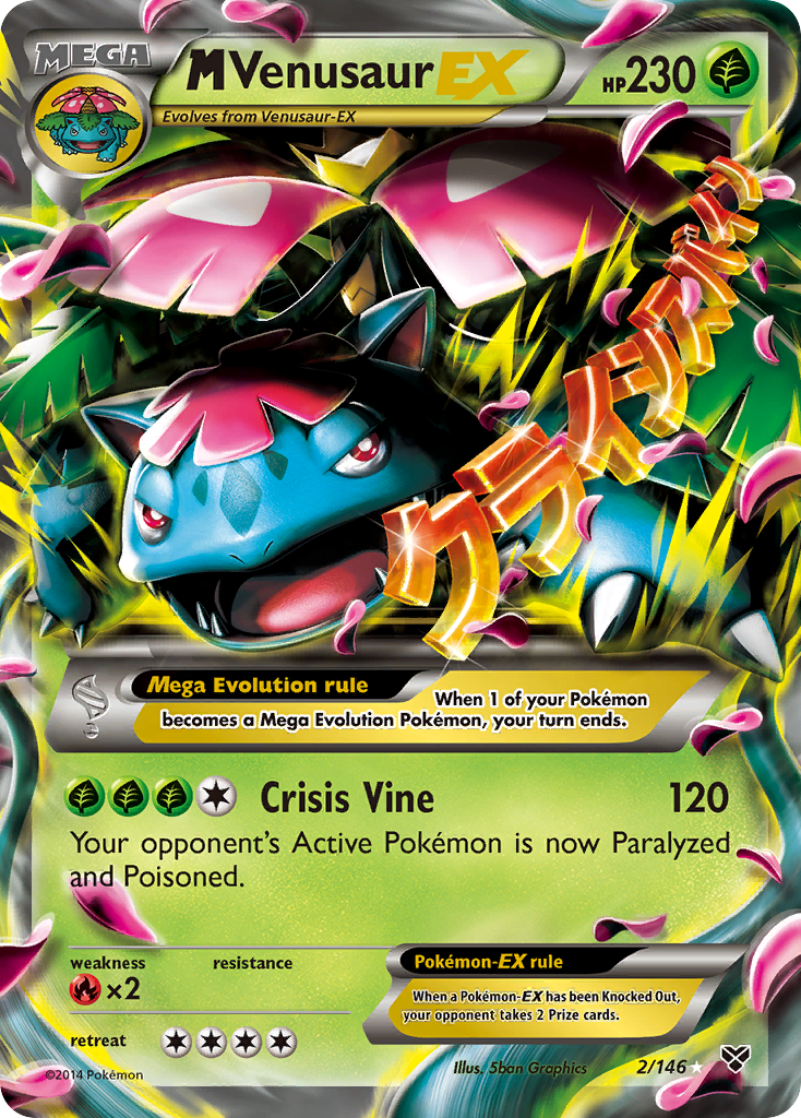 M Venusaur EX (2/146) [XY: Base Set] | Gear Gaming Fayetteville