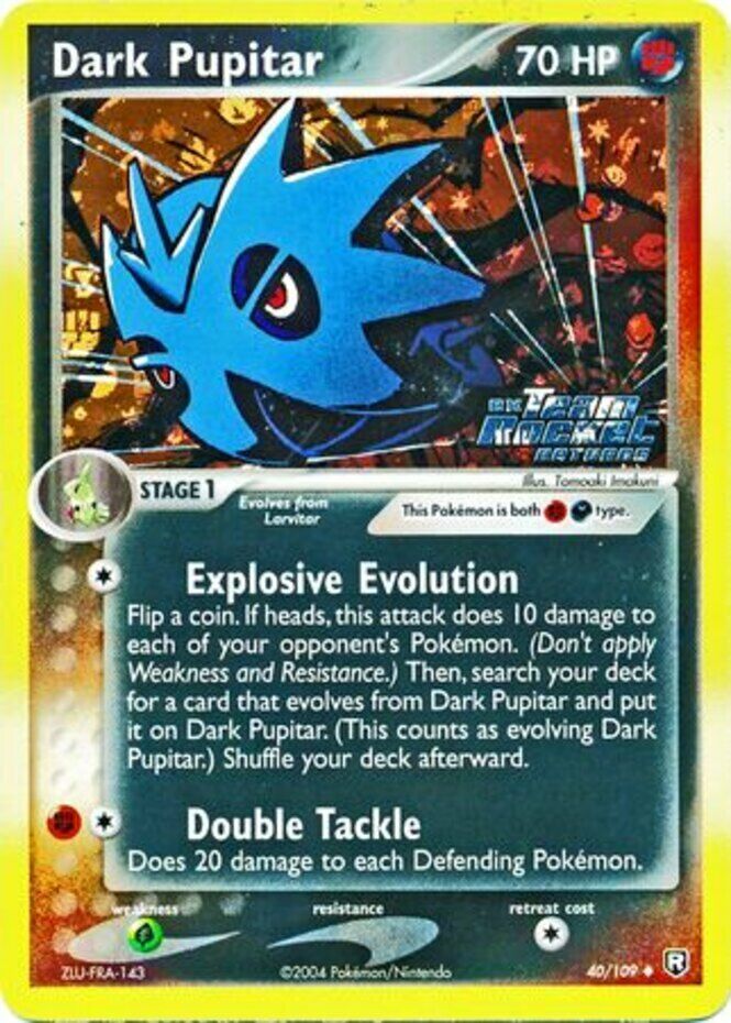 Dark Pupitar (40/109) (Stamped) [EX: Team Rocket Returns] | Gear Gaming Fayetteville