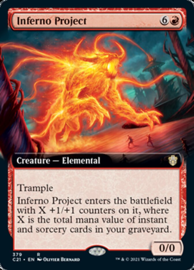 Inferno Project (Extended Art) [Commander 2021] | Gear Gaming Fayetteville