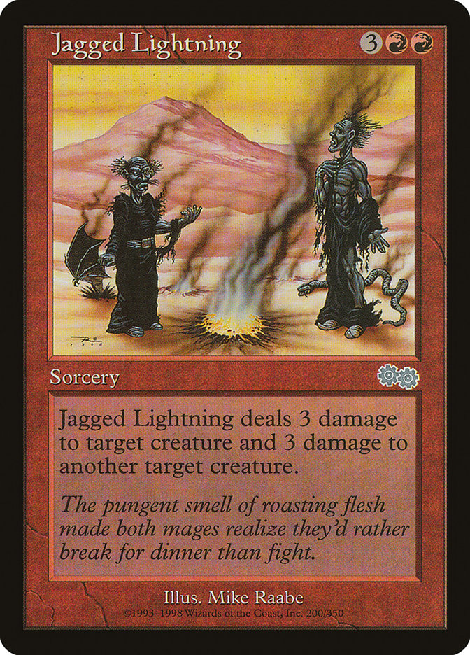 Jagged Lightning [Urza's Saga] | Gear Gaming Fayetteville