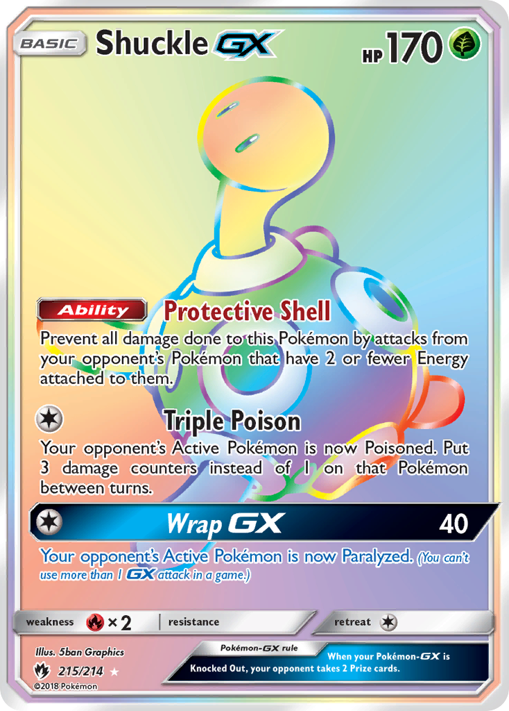 Shuckle GX (215/214) [Sun & Moon: Lost Thunder] | Gear Gaming Fayetteville