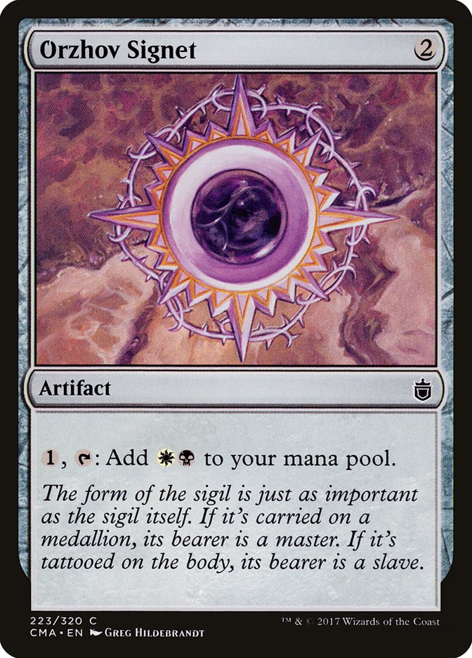 Orzhov Signet [Commander Anthology] | Gear Gaming Fayetteville