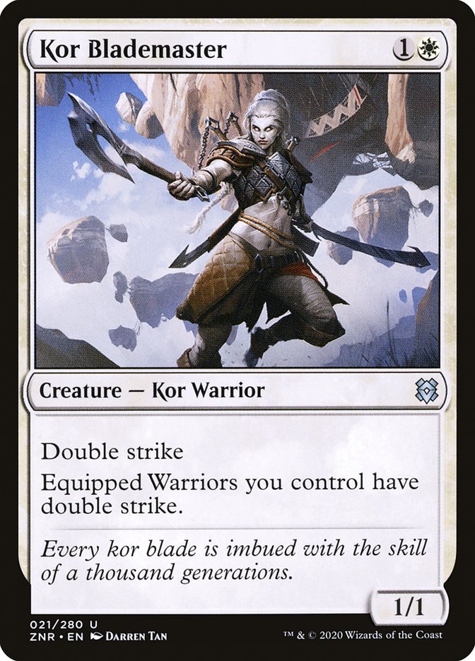 Kor Blademaster [Zendikar Rising] | Gear Gaming Fayetteville