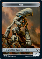 Myr // Treasure Double-Sided Token [Commander 2021 Tokens] | Gear Gaming Fayetteville