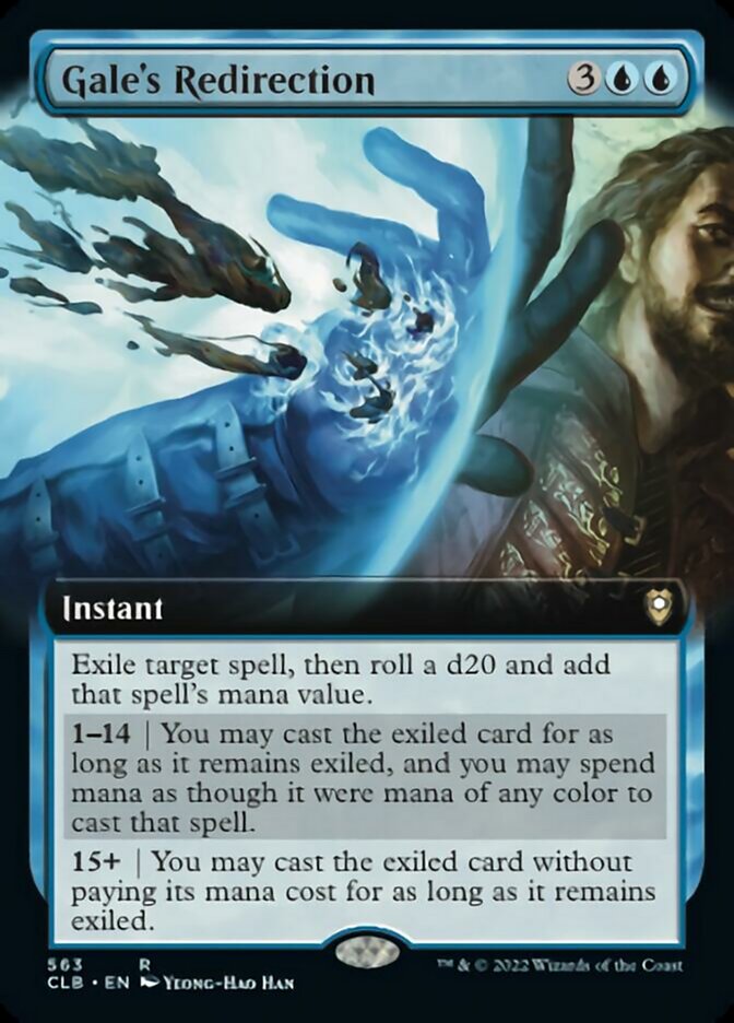 Gale's Redirection (Extended Art) [Commander Legends: Battle for Baldur's Gate] | Gear Gaming Fayetteville