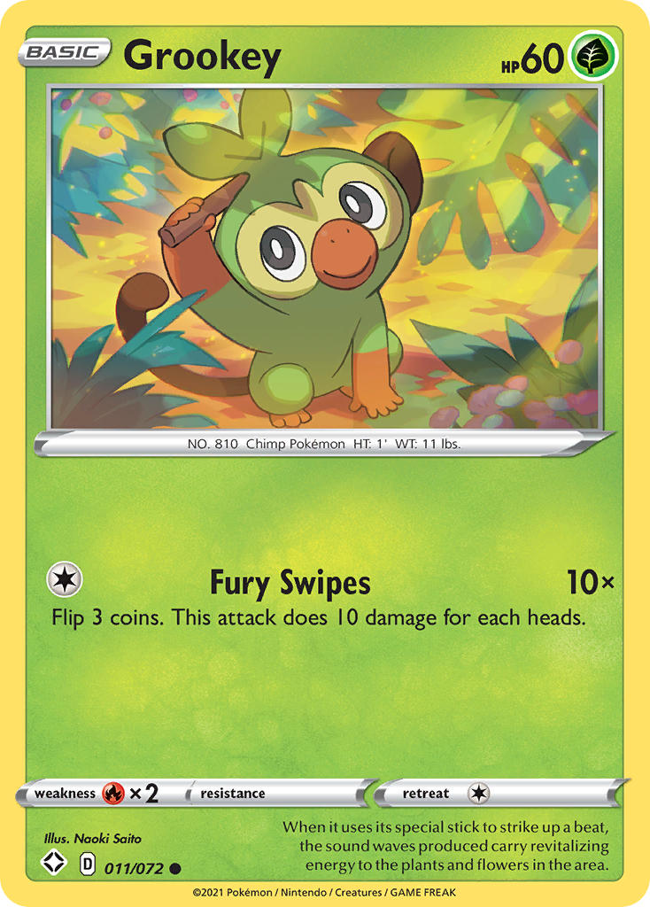 Grookey (011/072) [Sword & Shield: Shining Fates] | Gear Gaming Fayetteville