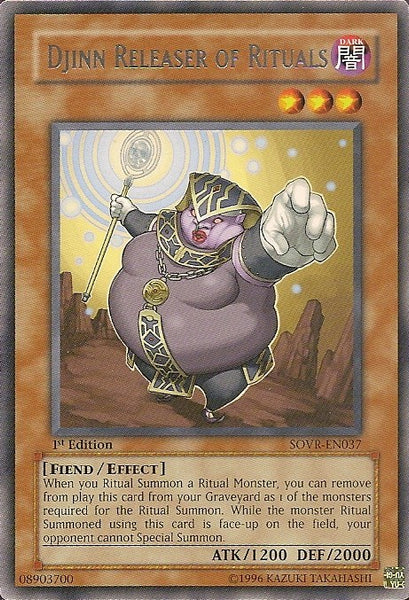 yugioh djinn ritual deck Djinn Releaser of Rituals [SOVR-EN037] Rare – Gear Gaming Fayetteville